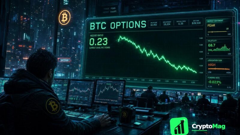 Bitcoin Options Traders Reduce Hedging Ahead of Fed Meeting