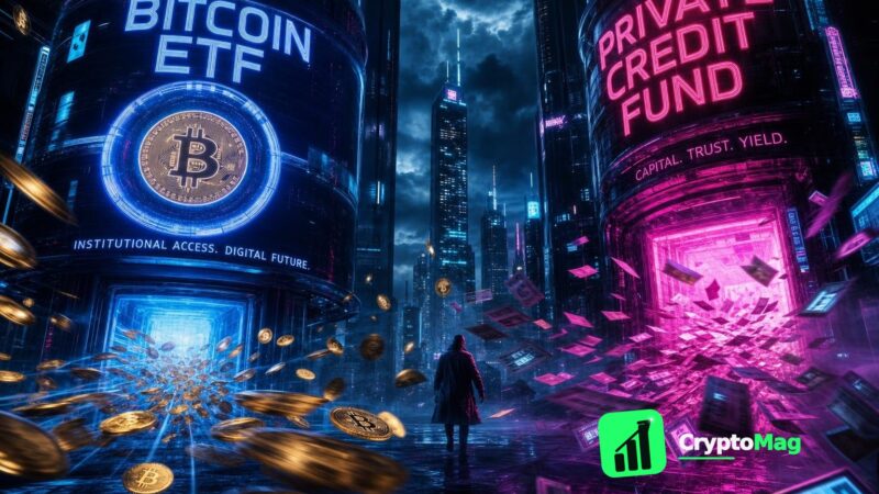 Market Concerns Rise as Bitcoin ETFs and Private Credit Fund Redemptions Surge