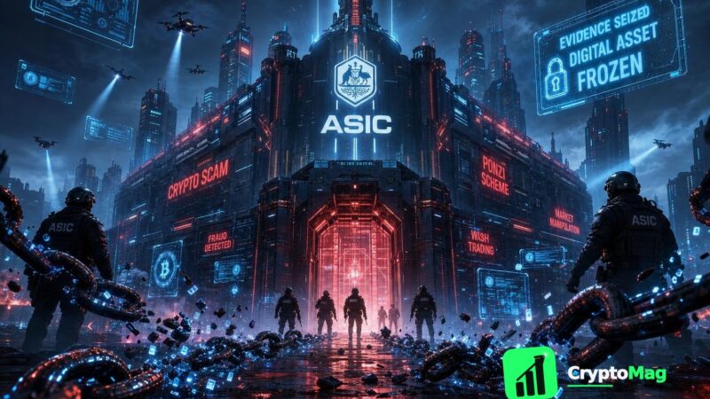 ASIC Cracks Down on Over 3,100 Crypto Scams Amid AI Fraud Surge in Australia