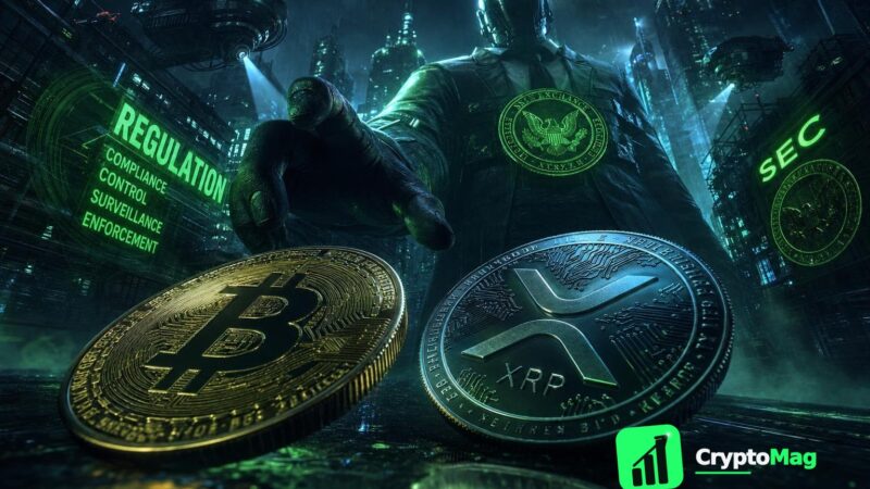 Bitcoin Pressured by Regulatory Setbacks; XRP Holds Steady Near $1
