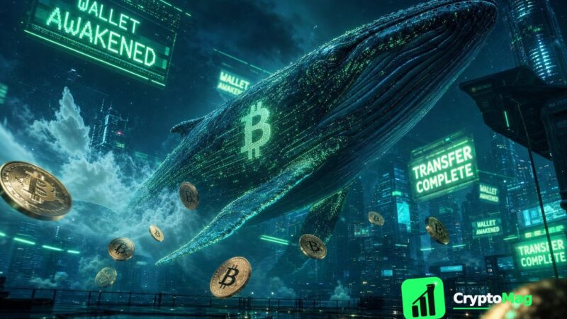 Bitcoin Whale Moves $86 Million After 11 Years of Dormancy