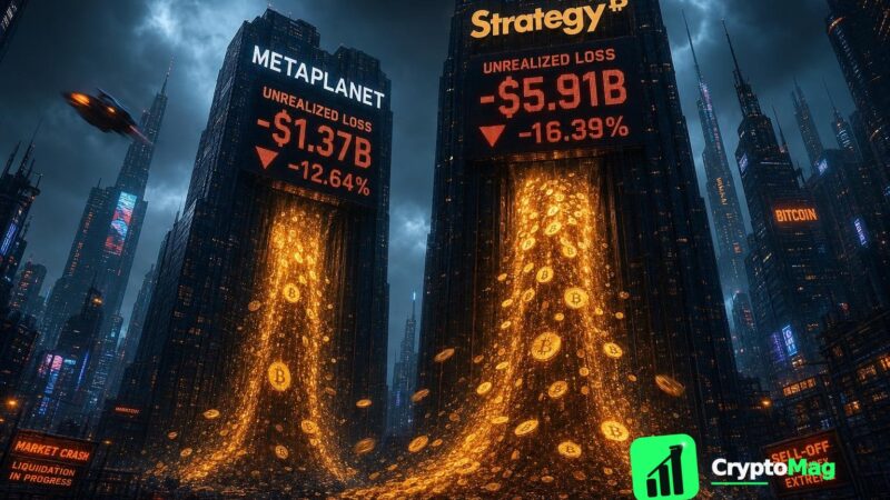 Metaplanet and Strategy Face Significant Bitcoin Losses, Highlighting Concentration Risks