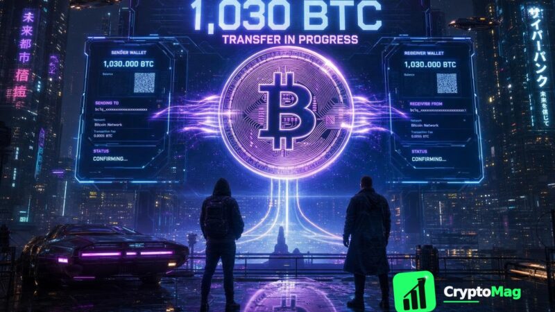 Speculation Surrounds Strategy’s Bitcoin Moves After 1,030 BTC Transfer