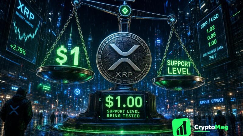 XRP Tests Key $1 Support: Insights from Derivatives and Exchange Data